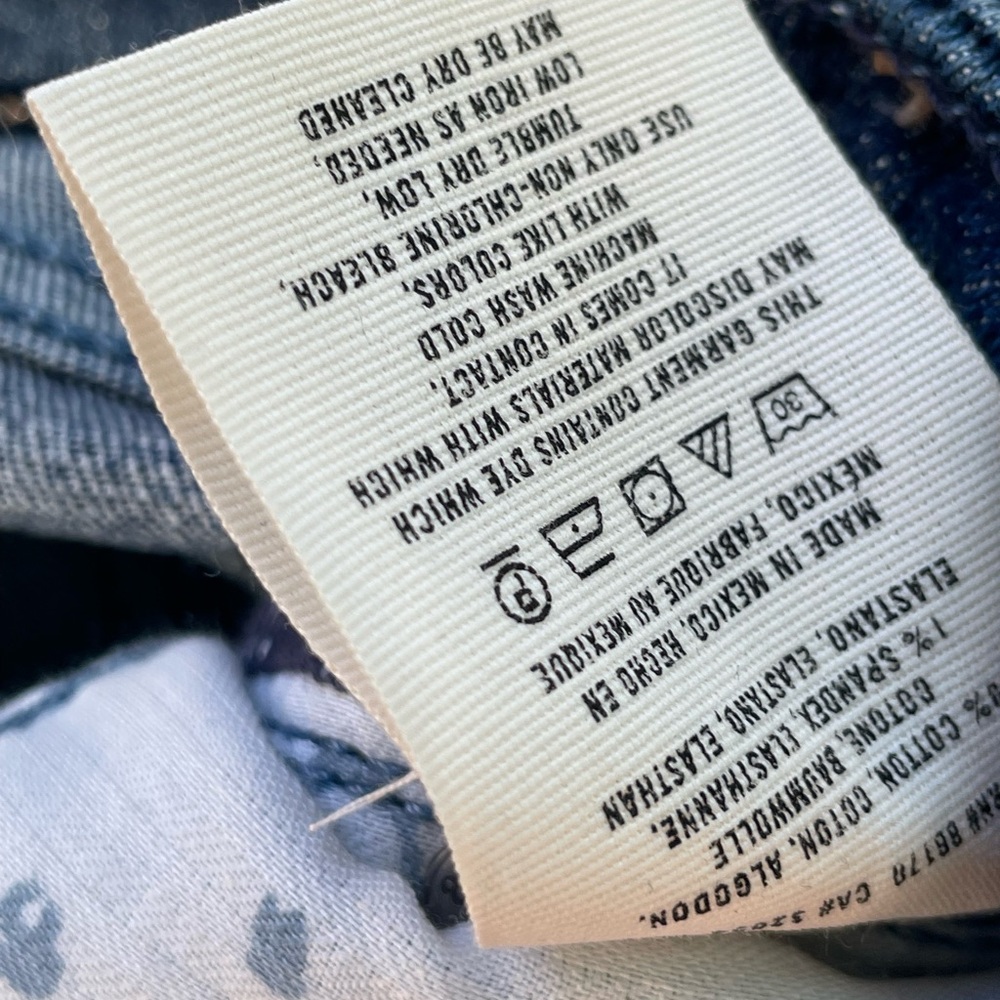 Anthropologie Blue and Gray Patchwork Jeans - Picture 5 of 12